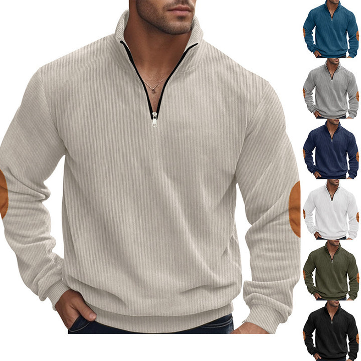 Herren Sweatshirt med blixtlås Mirla-Eva Jonsson