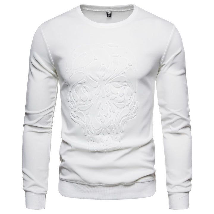 Herren Sweatshirt med unikt dödskallemönster Mirla-Eva Jonsson