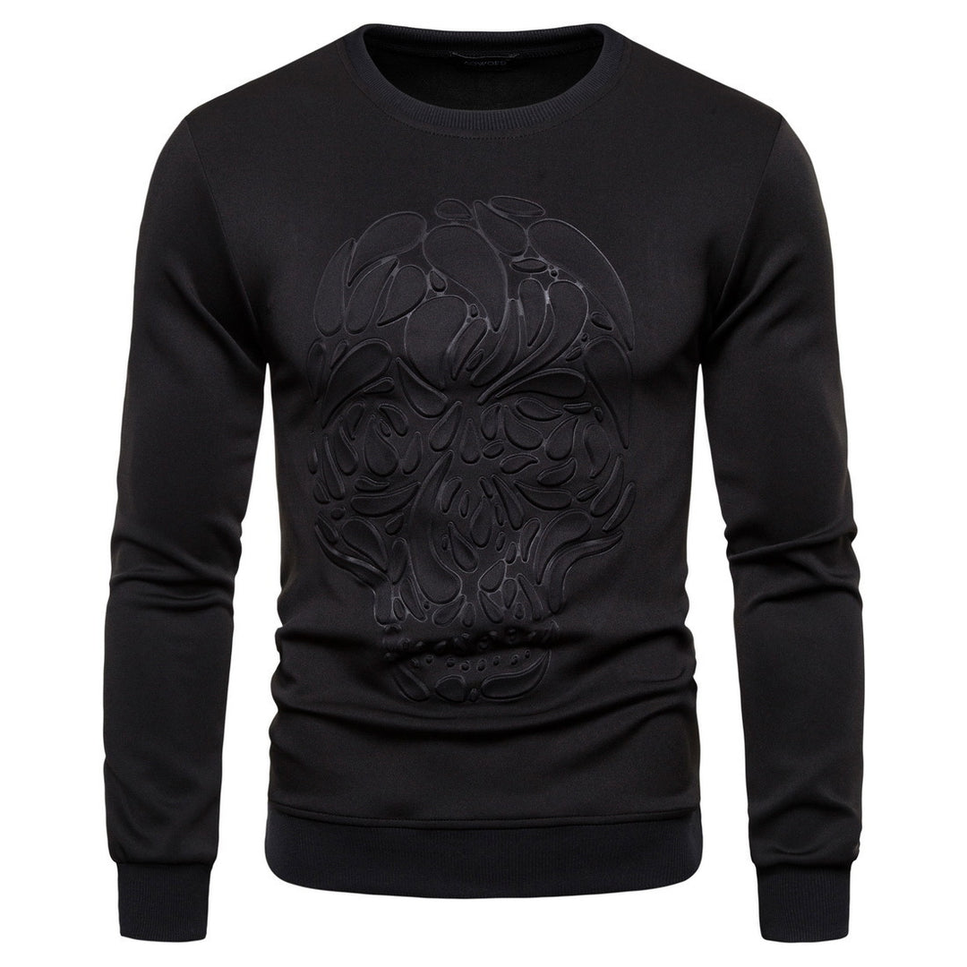 Herren Sweatshirt med unikt dödskallemönster Mirla-Eva Jonsson