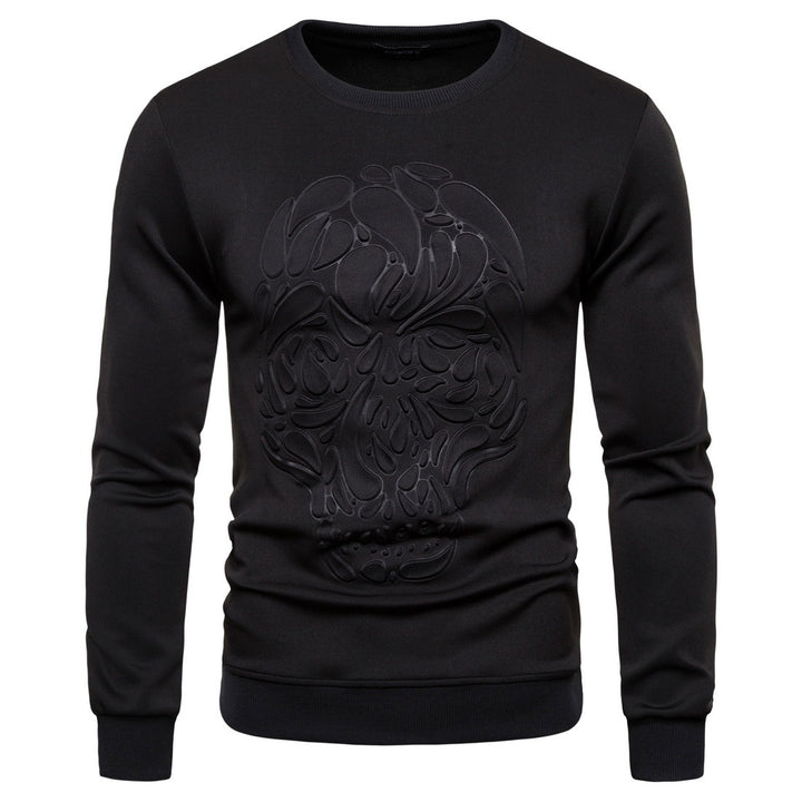 Herren Sweatshirt med unikt dödskallemönster Mirla-Eva Jonsson