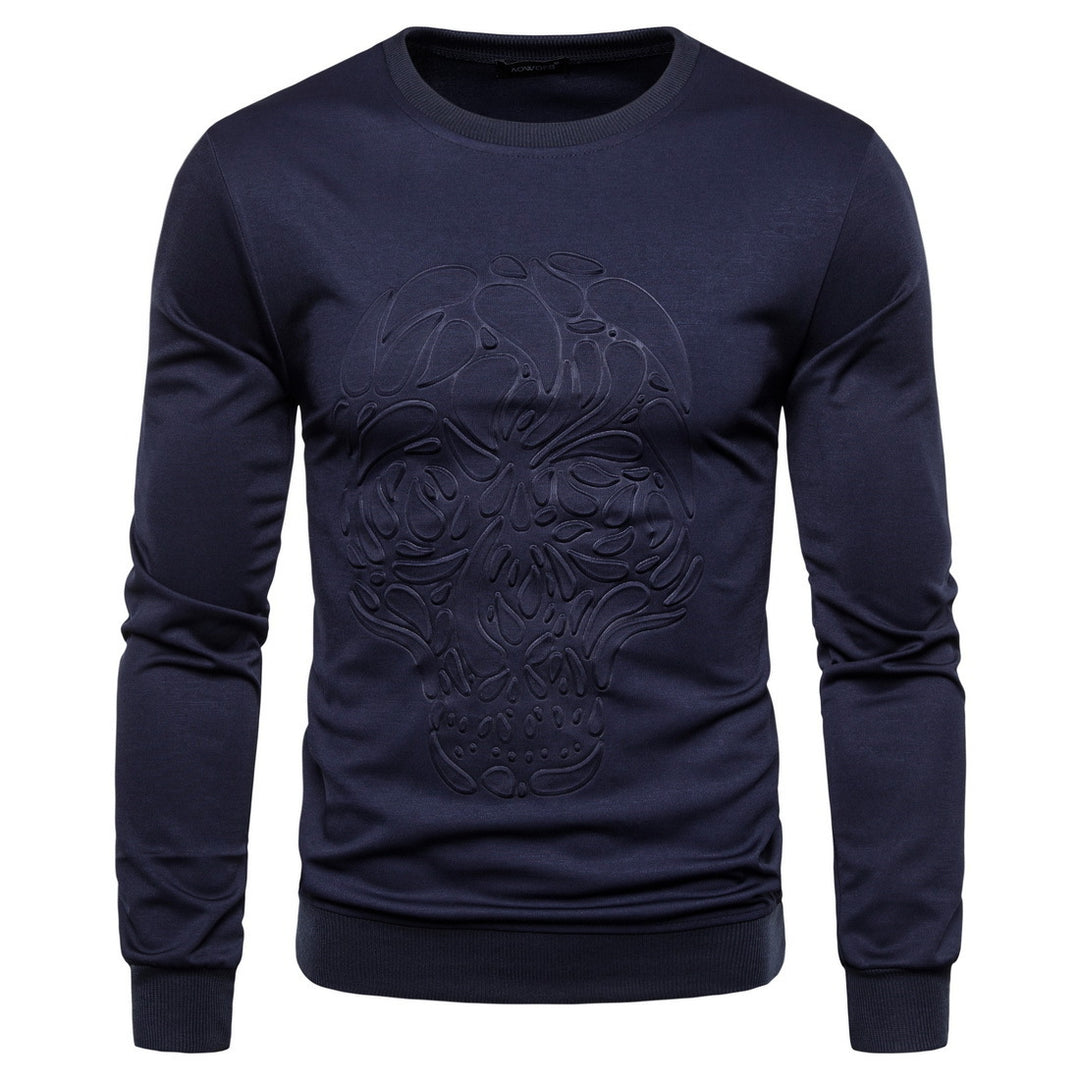 Herren Sweatshirt med unikt dödskallemönster Mirla-Eva Jonsson