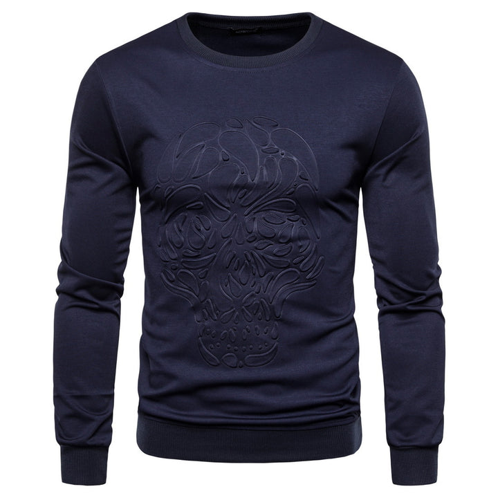 Herren Sweatshirt med unikt dödskallemönster Mirla-Eva Jonsson