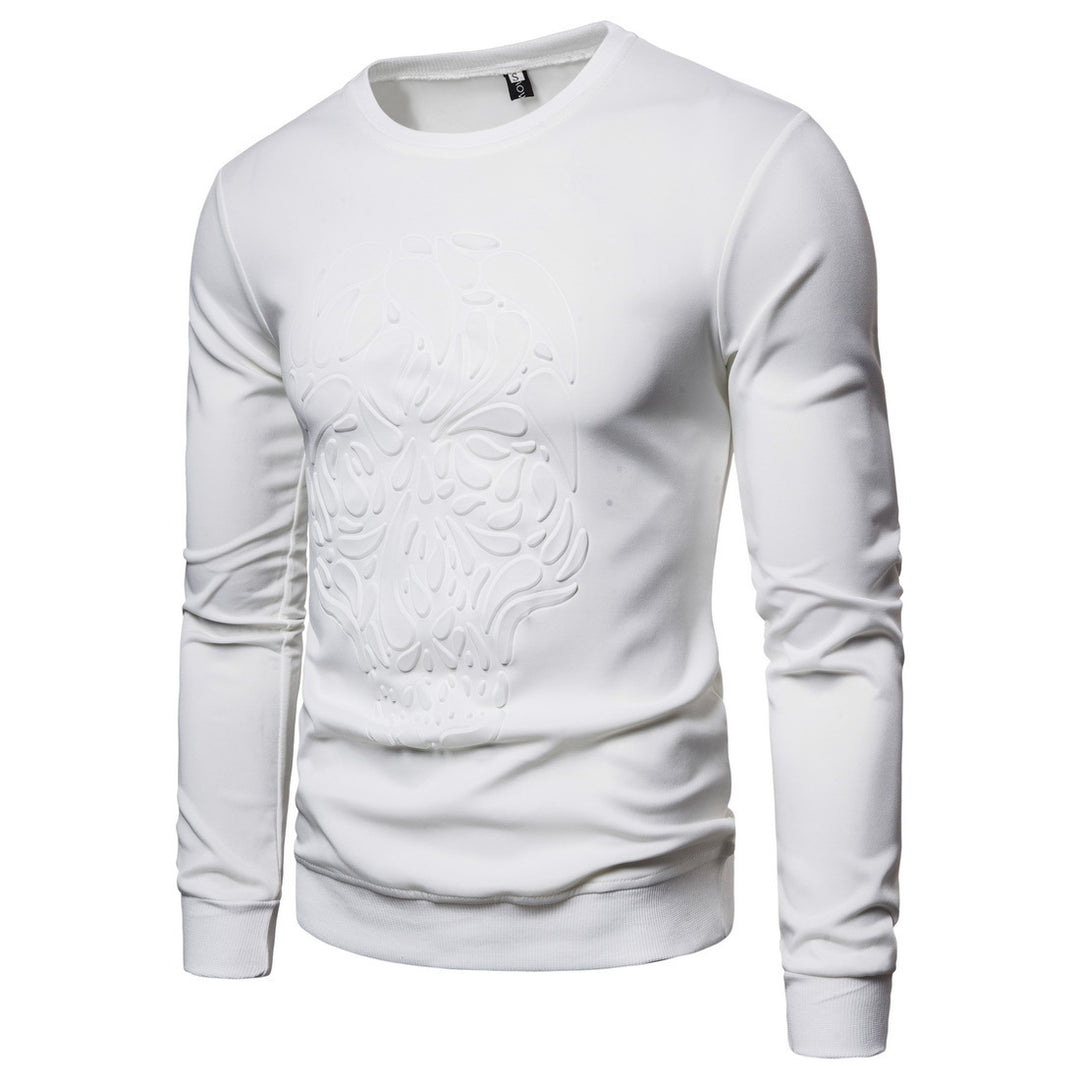Herren Sweatshirt med unikt dödskallemönster Mirla-Eva Jonsson