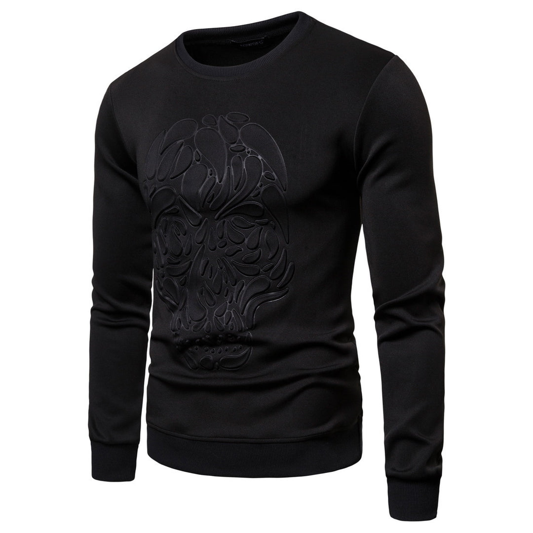 Herren Sweatshirt med unikt dödskallemönster Mirla-Eva Jonsson