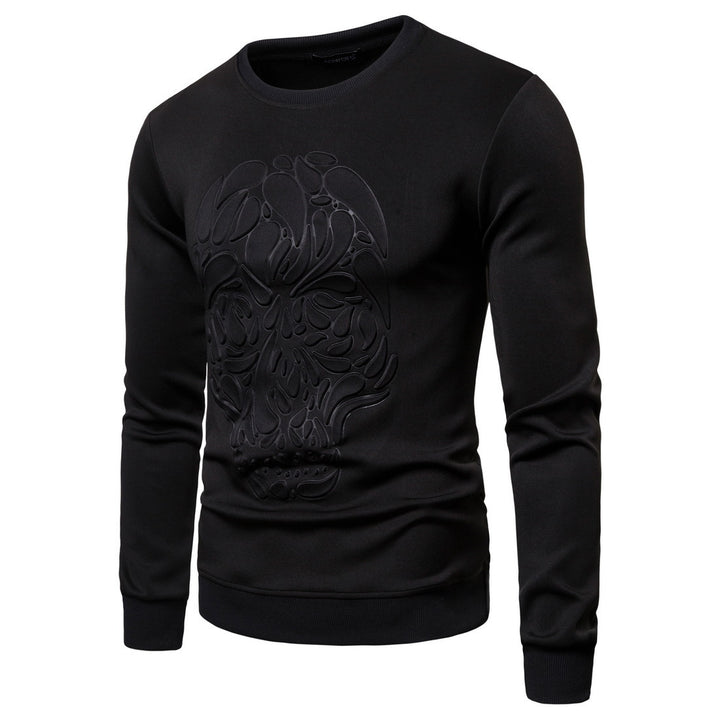 Herren Sweatshirt med unikt dödskallemönster Mirla-Eva Jonsson