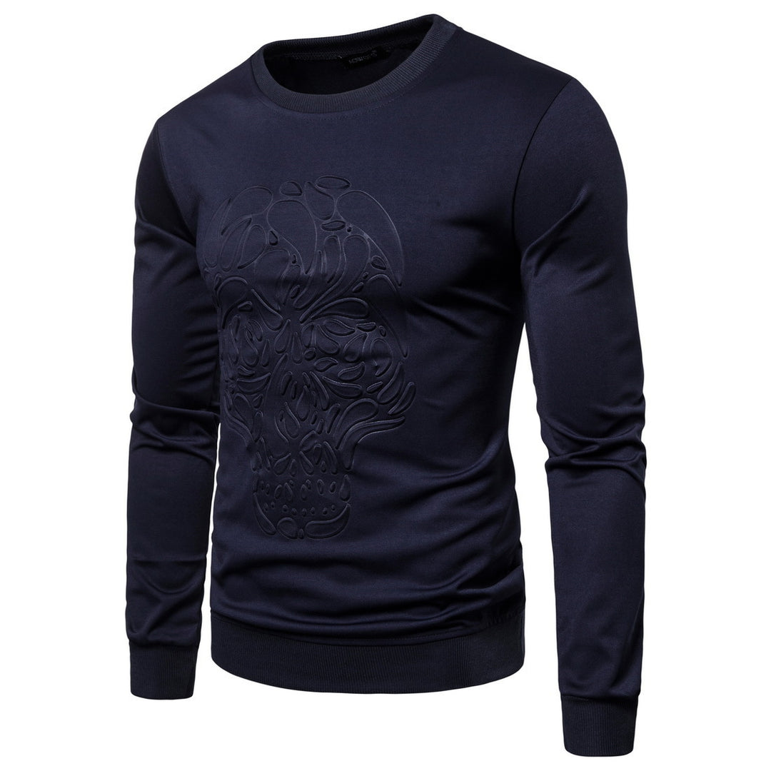 Herren Sweatshirt med unikt dödskallemönster Mirla-Eva Jonsson