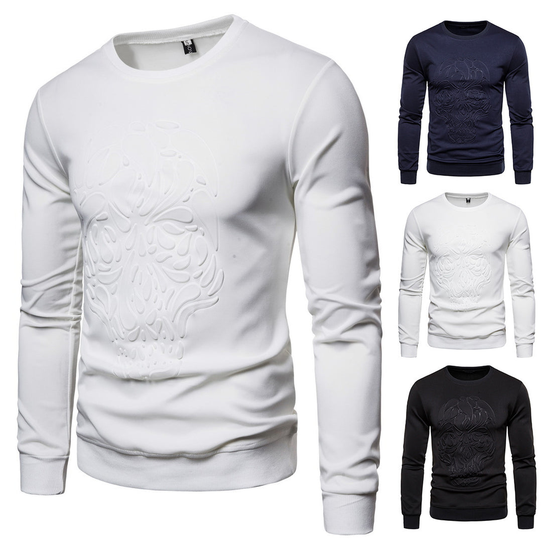 Herren Sweatshirt med unikt dödskallemönster Mirla-Eva Jonsson