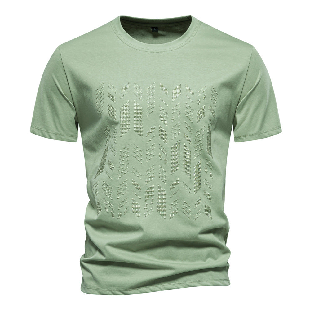 Herren T-shirt med innovativ strukturdesign Mirla-Eva Jonsson