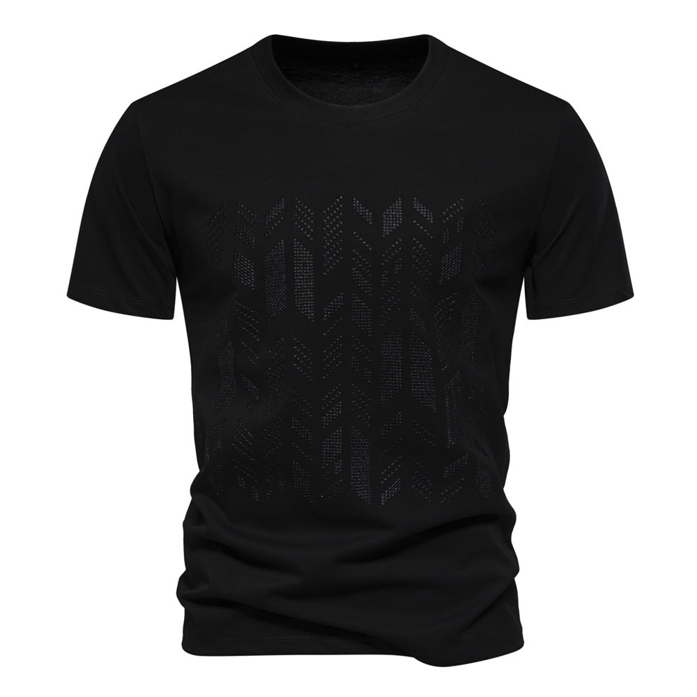 Herren T-shirt med innovativ strukturdesign Mirla-Eva Jonsson