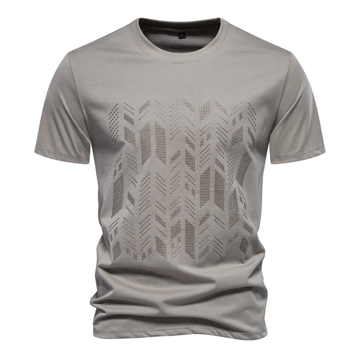 Herren T-shirt med innovativ strukturdesign Mirla-Eva Jonsson