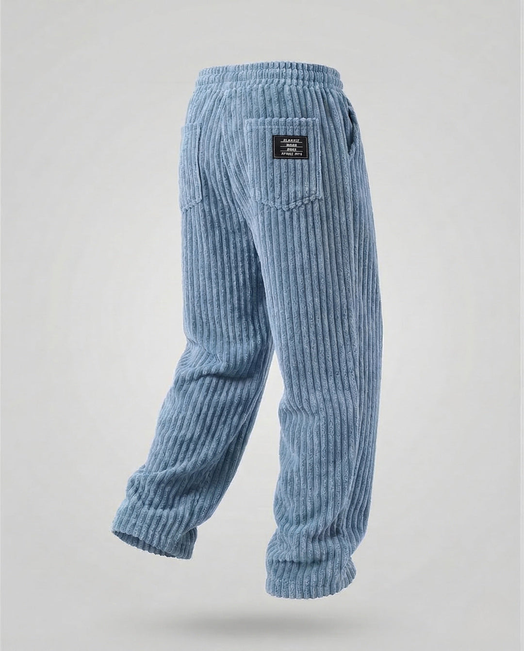 Herren Velour byxor Långa Elastisk midja-Eva Jonsson