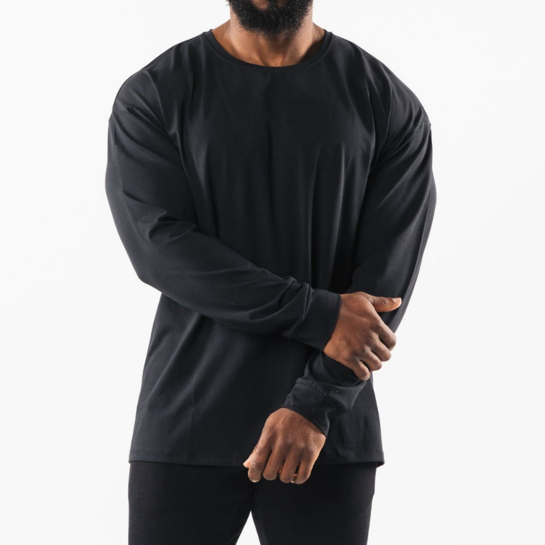 Herren Ventilerande Långärmad T-shirt med innovativ fuktreglering Mirla-Eva Jonsson
