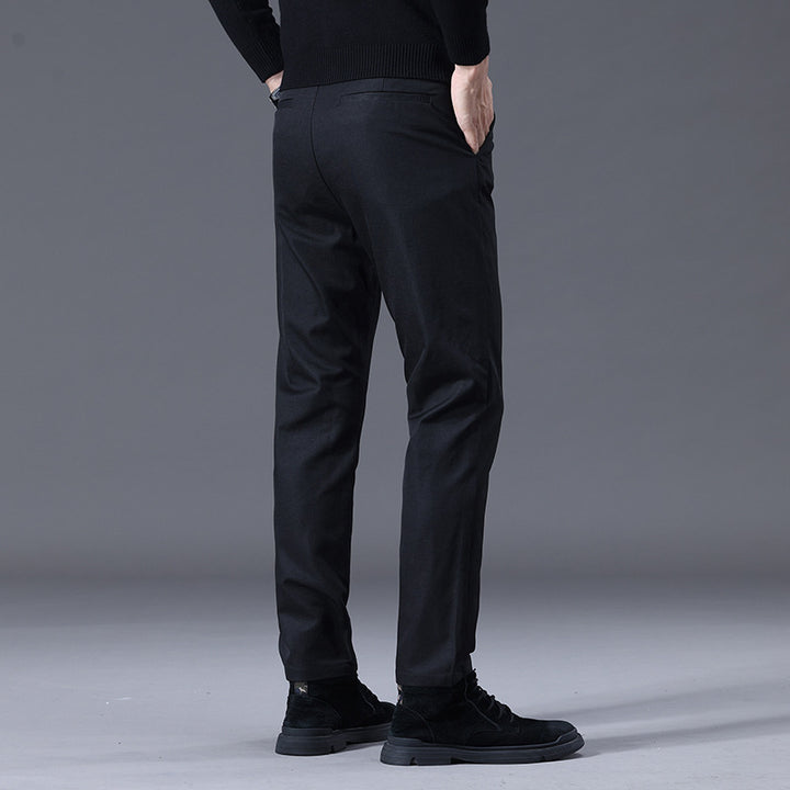 Herren avslappnad Slim-Fit byxa med praktiska fickor Eva Jonsson-Eva Jonsson