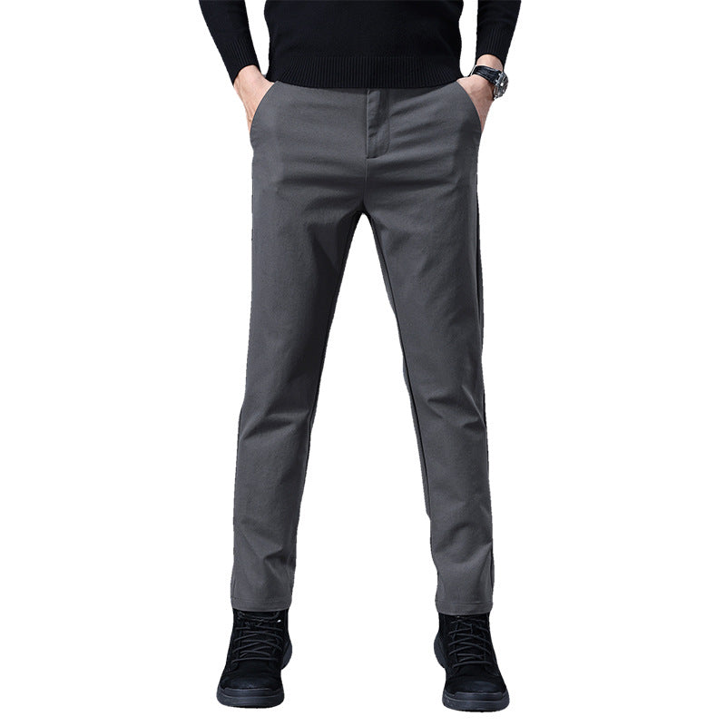 Herren avslappnad Slim-Fit byxa med praktiska fickor Eva Jonsson-Eva Jonsson