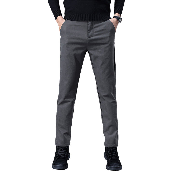 Herren avslappnad Slim-Fit byxa med praktiska fickor Eva Jonsson-Eva Jonsson