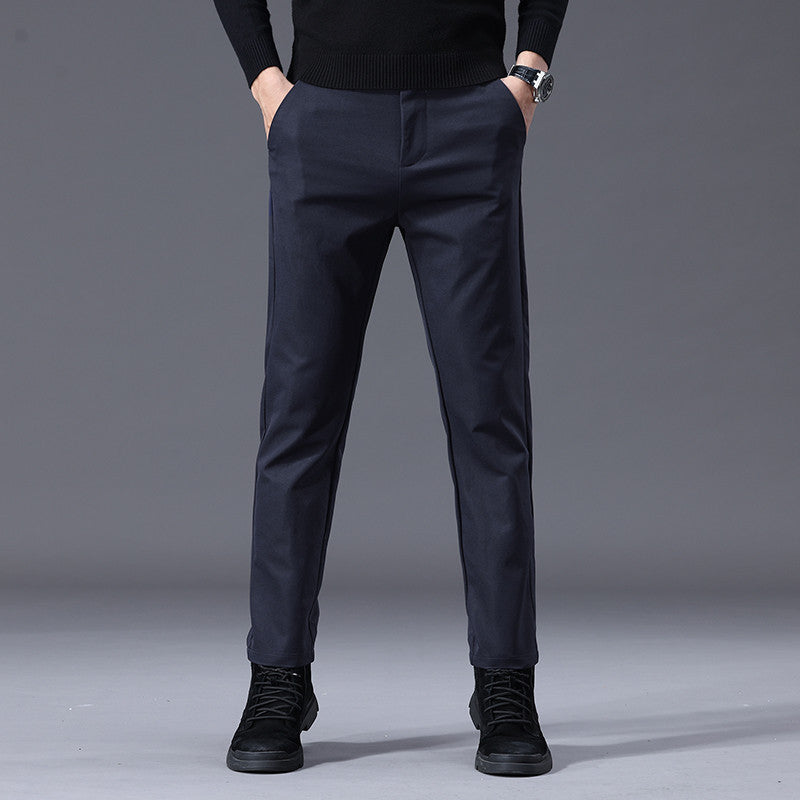Herren avslappnad Slim-Fit byxa med praktiska fickor Eva Jonsson-Eva Jonsson