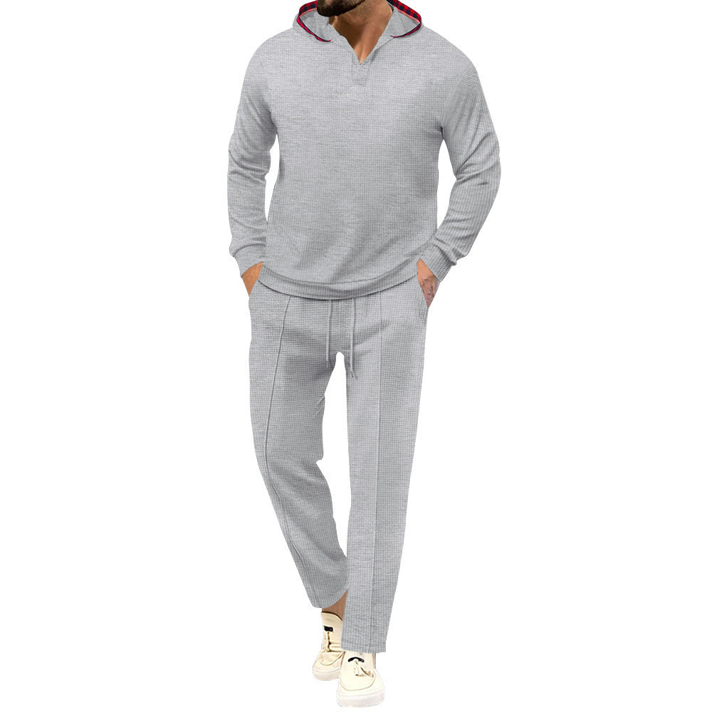 Herren avslappnad hoodie-set med innovativ design och andningsbara egenskaper Eva Jonsson-Eva Jonsson
