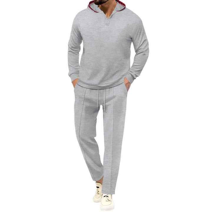 Herren avslappnad hoodie-set med innovativ design och andningsbara egenskaper Mirla-Eva Jonsson