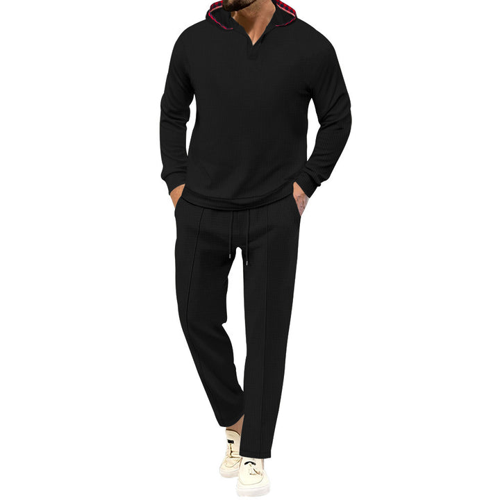 Herren avslappnad hoodie-set med innovativ design och andningsbara egenskaper Mirla-Eva Jonsson