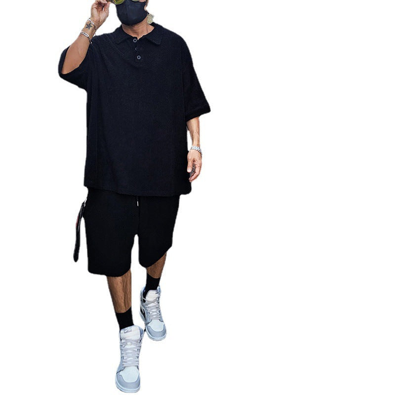 Herren avslappnad oversized T-shirt med korta ärmar Mirla-Eva Jonsson