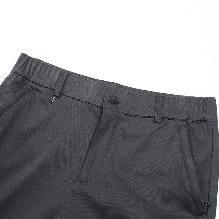 Herren bekväma Chinos med elastisk linning och praktiska fickor Mirla-Eva Jonsson