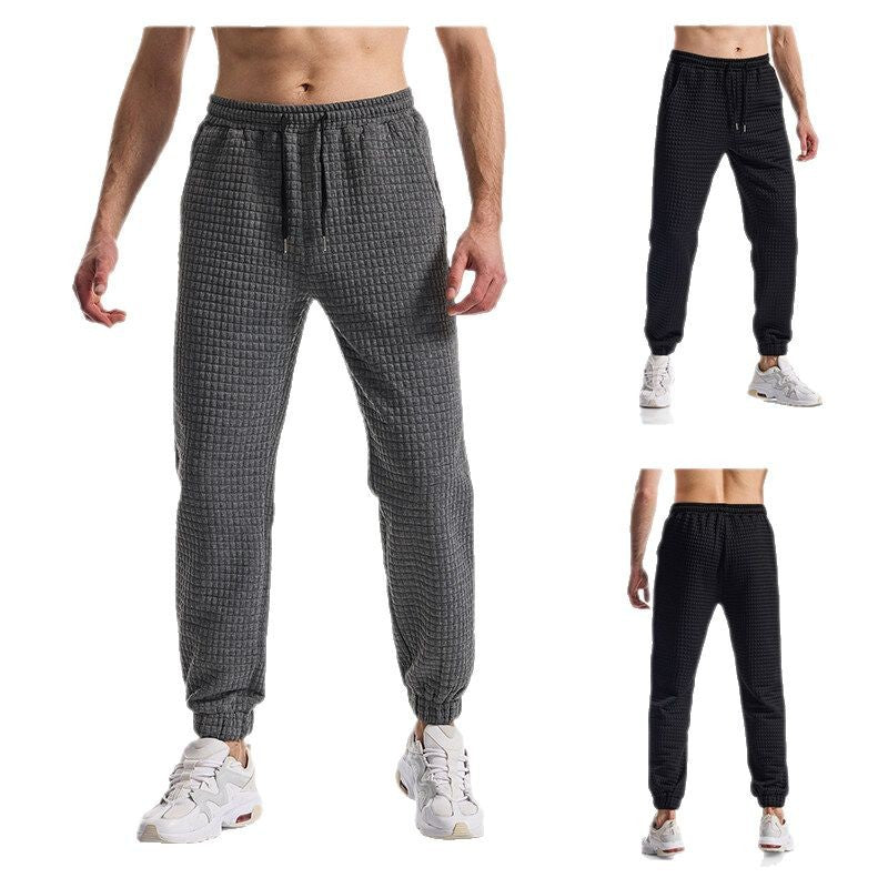 Herren bekväma sweatpants med hög midja och elastisk komfort Mirla-Eva Jonsson