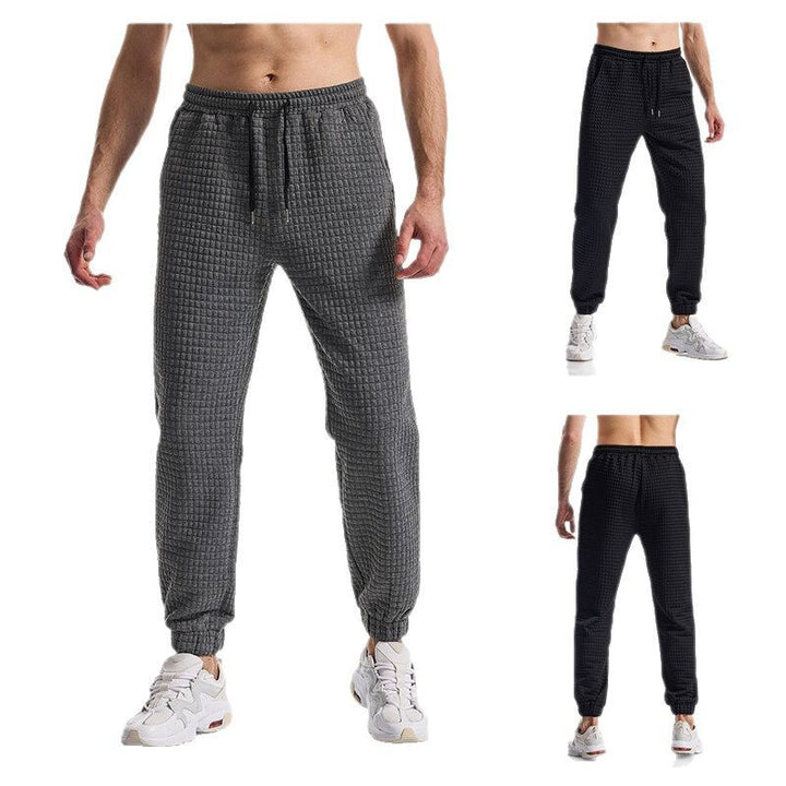 Herren bekväma sweatpants med hög midja och elastisk komfort Mirla-Eva Jonsson