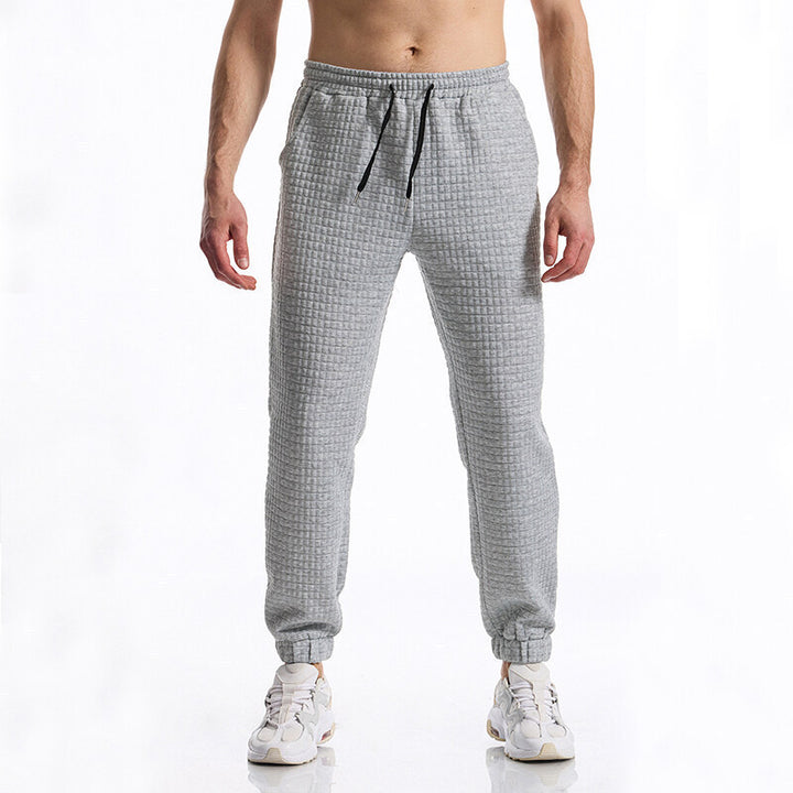 Herren bekväma sweatpants med hög midja och elastisk komfort Mirla-Eva Jonsson