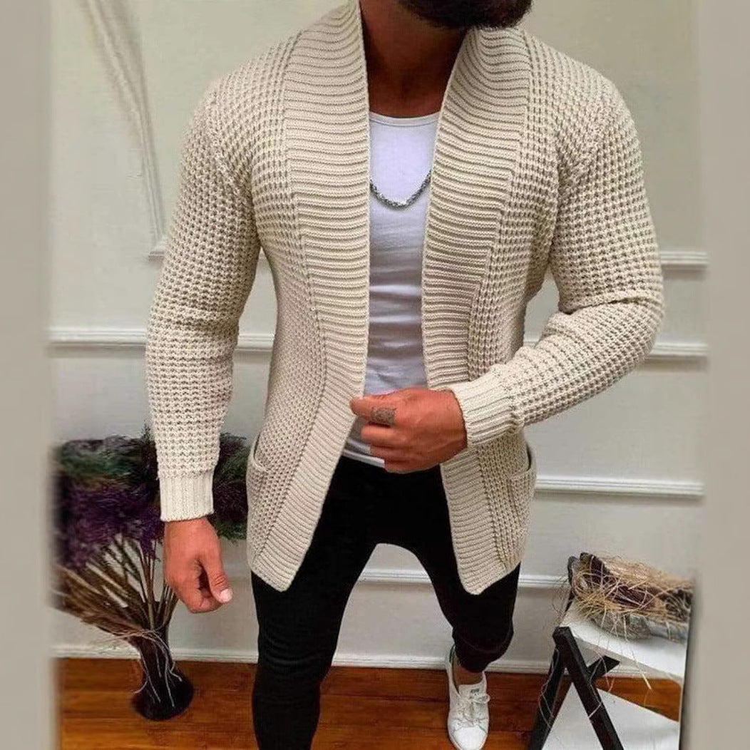 Herren cardigan med modern passform Eva Jonsson-Eva Jonsson