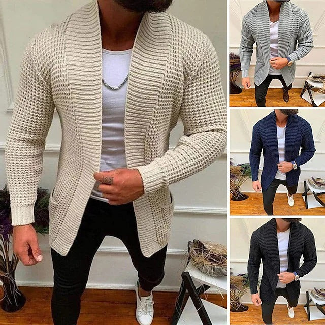 Herren cardigan med modern passform Eva Jonsson-Eva Jonsson