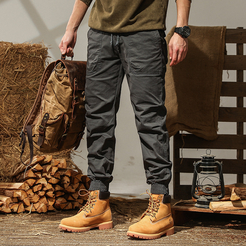 Herren cargo-byxa med elastisk midja Mirla-Eva Jonsson