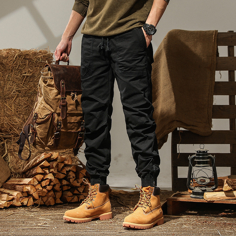 Herren cargo-byxa med elastisk midja Mirla-Eva Jonsson