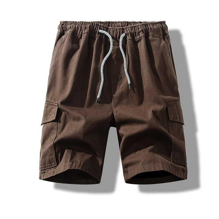 Herren cargo shorts med elastisk midja och praktiska sidofickor Mirla-Eva Jonsson