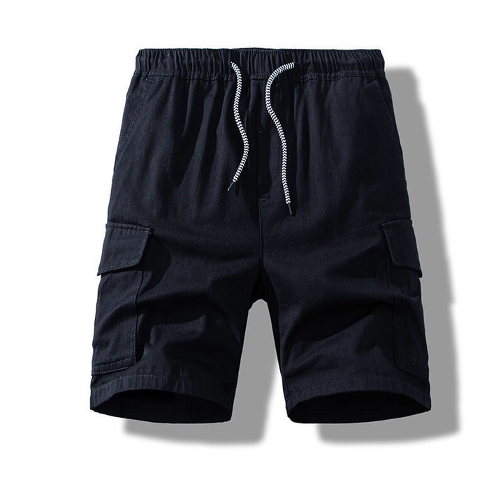 Herren cargo shorts med elastisk midja och praktiska sidofickor Mirla-Eva Jonsson