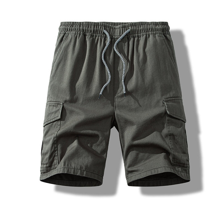 Herren cargo shorts med elastisk midja och praktiska sidofickor Mirla-Eva Jonsson