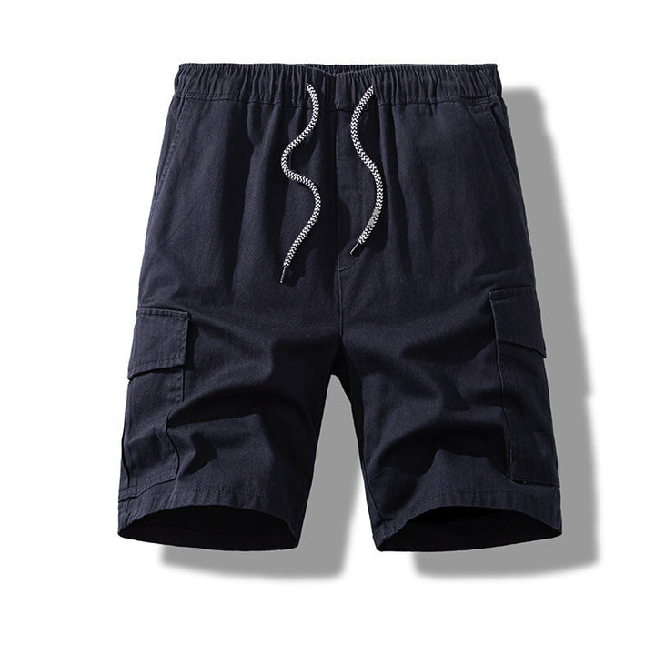 Herren cargo shorts med elastisk midja och praktiska sidofickor Mirla-Eva Jonsson