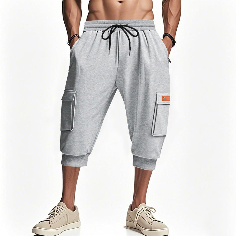 Herren cargo shorts med sidofickor och justerbar midja Mirla-Eva Jonsson