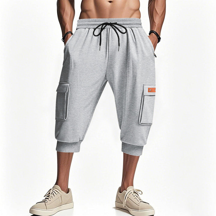 Herren cargo shorts med sidofickor och justerbar midja Mirla-Eva Jonsson