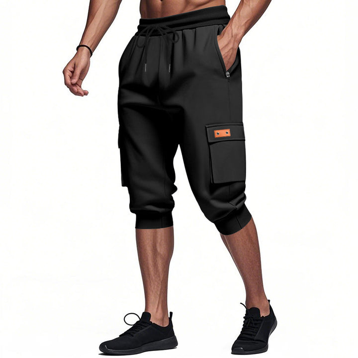 Herren cargo shorts med sidofickor och justerbar midja Mirla-Eva Jonsson