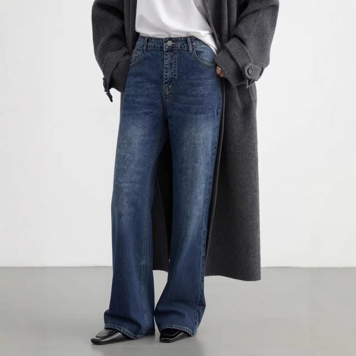 Herren casual Bootcut jeans med moderna tvättar Mirla-Eva Jonsson