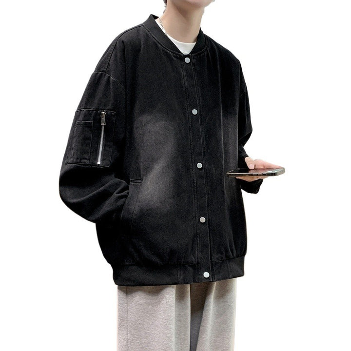 Herren casual bomber jacket with practical pockets and thermoregulating inner lining Mirla-Eva Jonsson