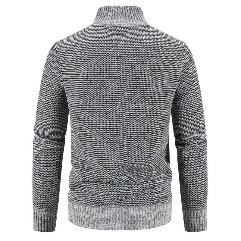 Herren casual quilted jacket with knitted sleeves Mirla-Eva Jonsson
