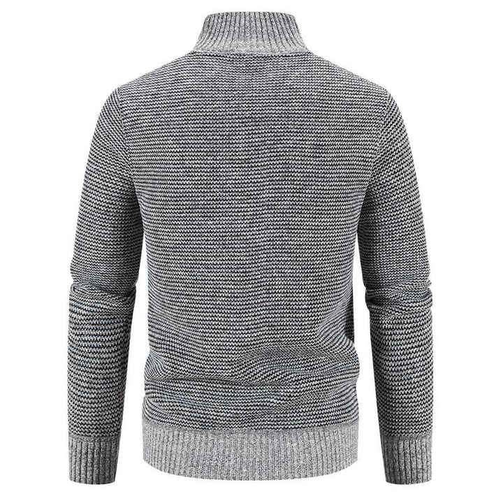 Herren casual quilted jacket with knitted sleeves Mirla-Eva Jonsson