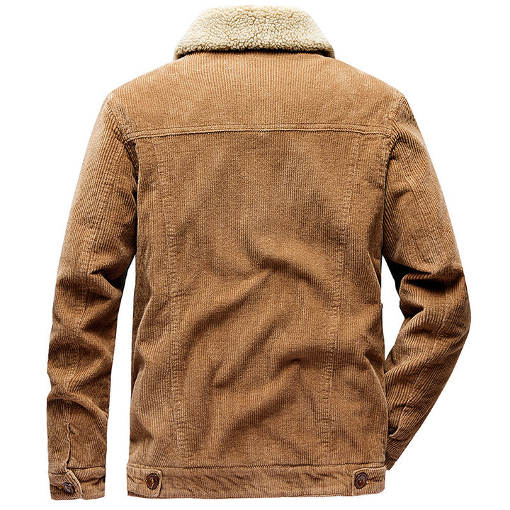 Herren cordjacka med stiligt sherpa-foder Mirla-Eva Jonsson