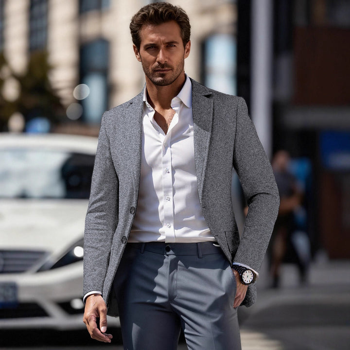 Herren elegant affärsjacka med smal passform Eva Jonsson-Eva Jonsson