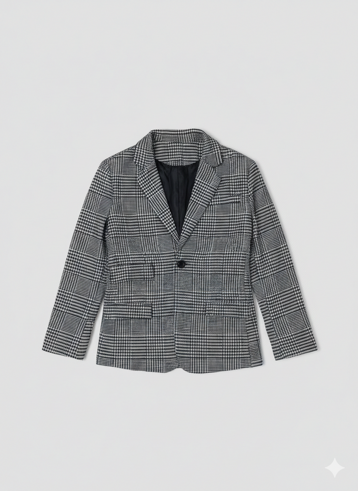 Herren elegant jacka i houndstooth-mönster Eva Jonsson-Eva Jonsson