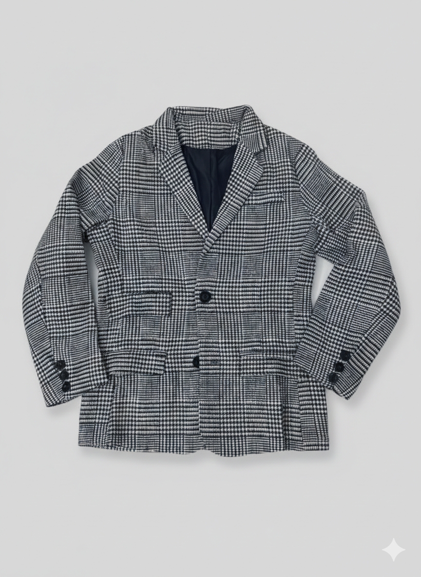 Herren elegant jacka i houndstooth-mönster Eva Jonsson-Eva Jonsson