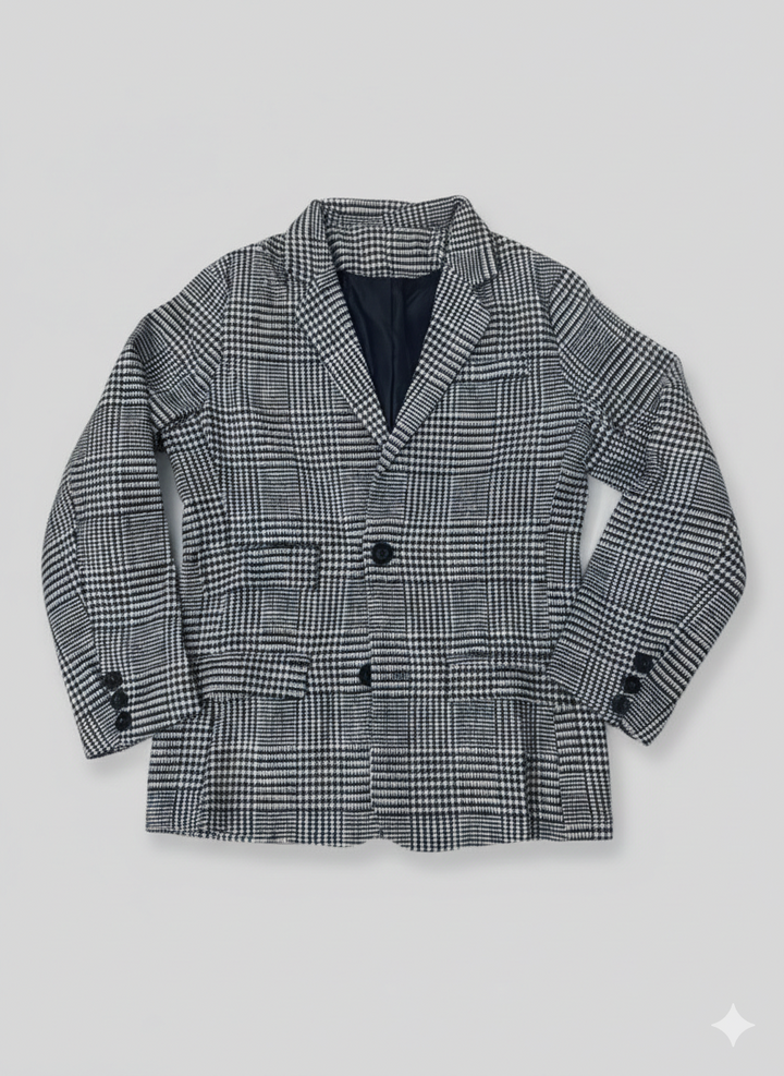 Herren elegant jacka i houndstooth-mönster Eva Jonsson-Eva Jonsson