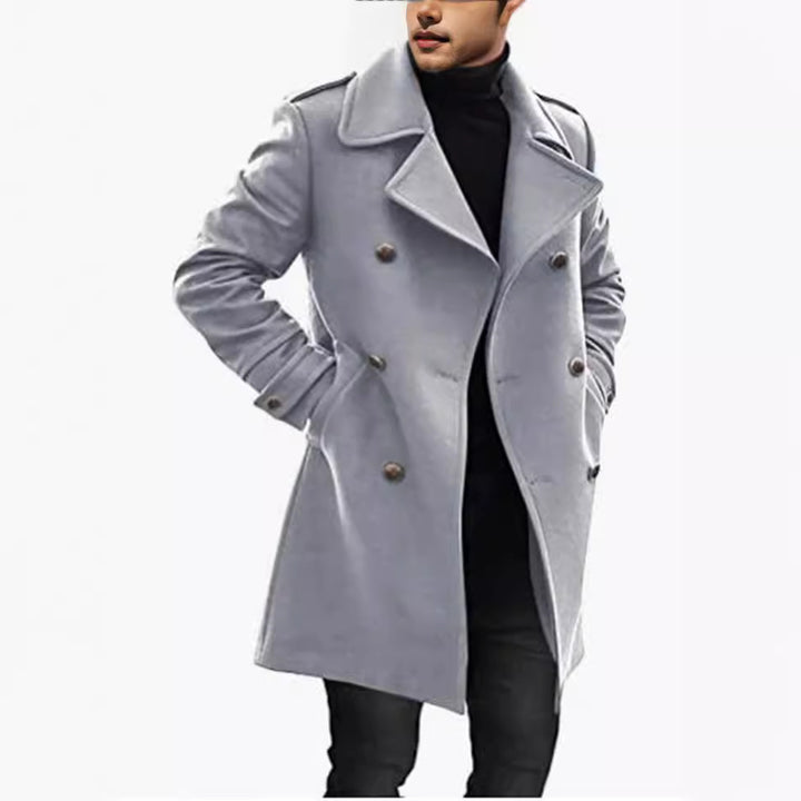 Herren elegant och lätt vår trenchcoat Mirla-Eva Jonsson