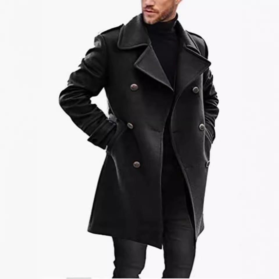 Herren elegant och lätt vår trenchcoat Mirla-Eva Jonsson